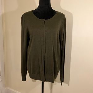 Gap Green Cardigan